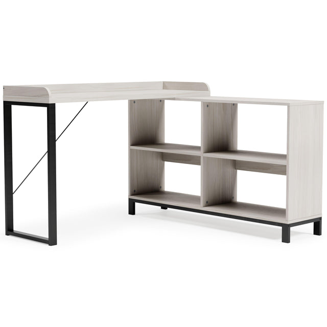 Ashley Bayflynn L-Desk - White/Black