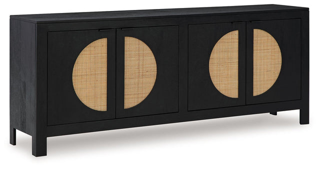 Ashley Cliffiings Accent Cabinet - Black/Natural