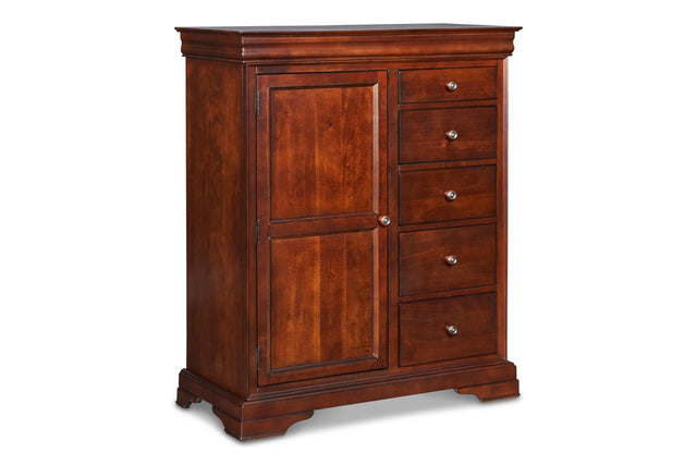 New Classic Furniture Versailles - Door Chest - Bordeaux