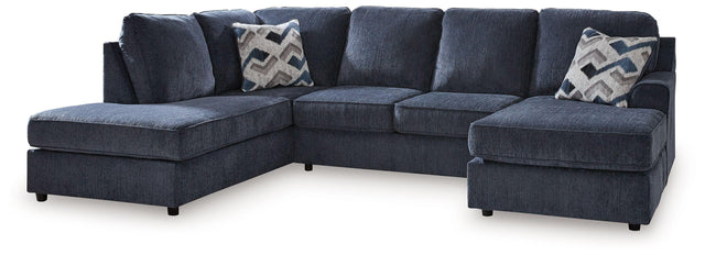 Ashley Albar Place - Cobalt - 2-Piece Sectional With Raf Sofa Chaise