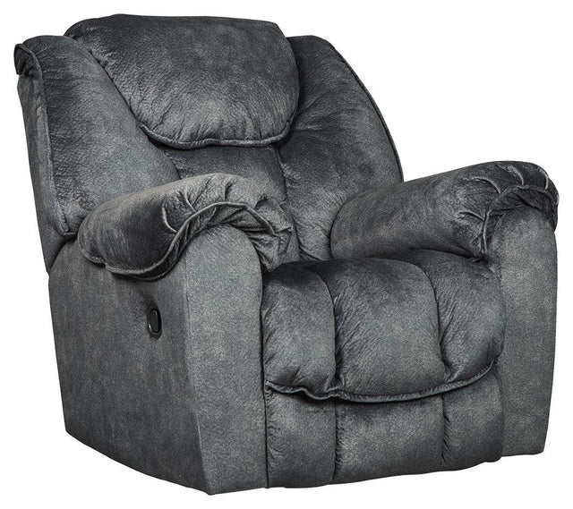 Ashley Capehorn Rocker Recliner - Granite