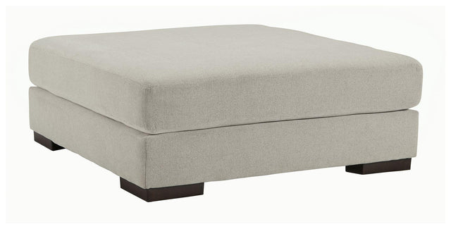 Ashley Artsie Oversized Accent Ottoman - Ash