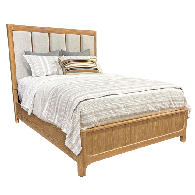 Parker House Escape - King Panel Bed - Glazed Natural Oak