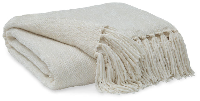 Ashley Tamish Throw (3/CS) - Cream