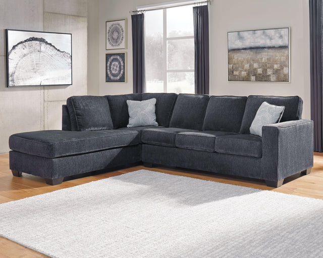 Ashley Altari - Slate - Left Arm Facing Chaise 2 Pc Sectional