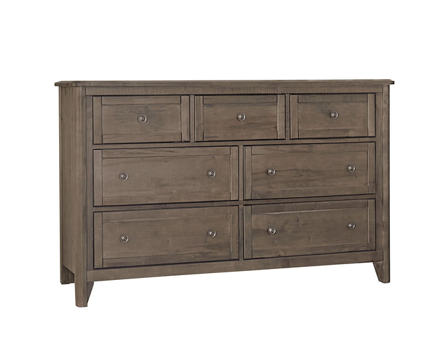 Vaughan-Bassett Woodbridge - Dresser - 7 Drawer - Dark Cashmere