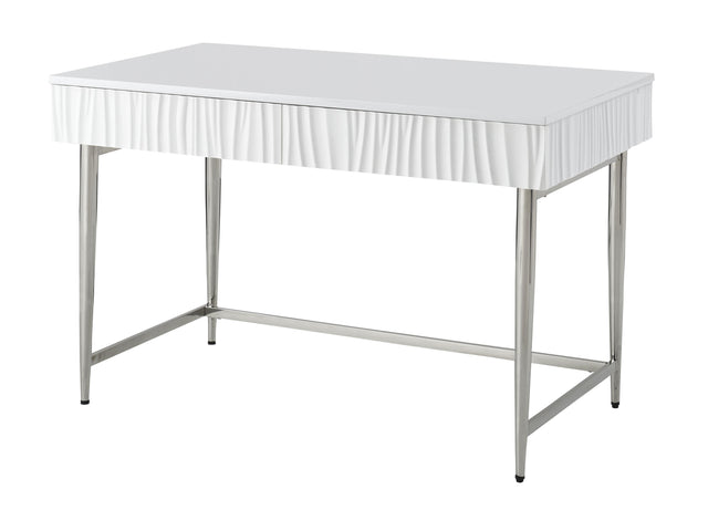 Coast2Coast Home Waves - Two Drawer Writing Desk - Glossy White