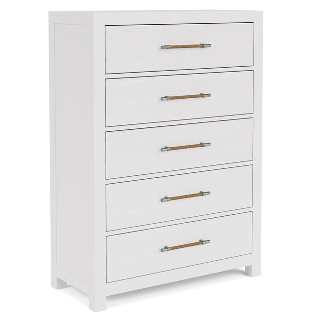 Riverside Furniture Rosalie - 5 Drawer Chest - White