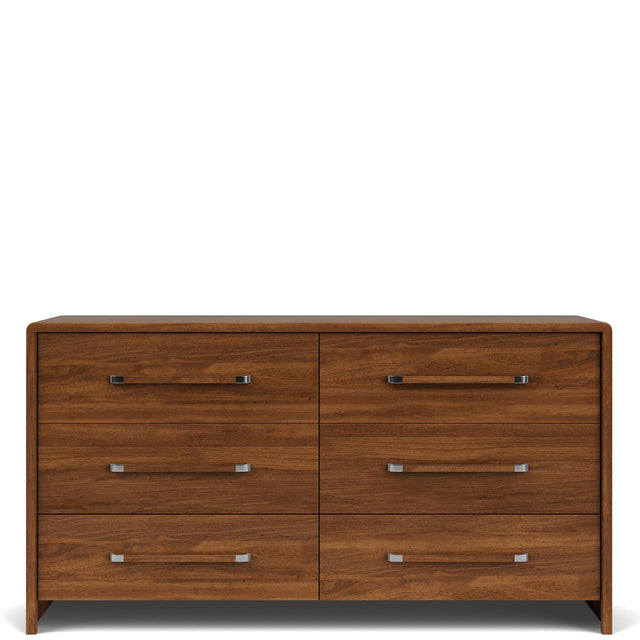 Riverside Furniture Elsie - Six Drawer Dresser - Dark Brown