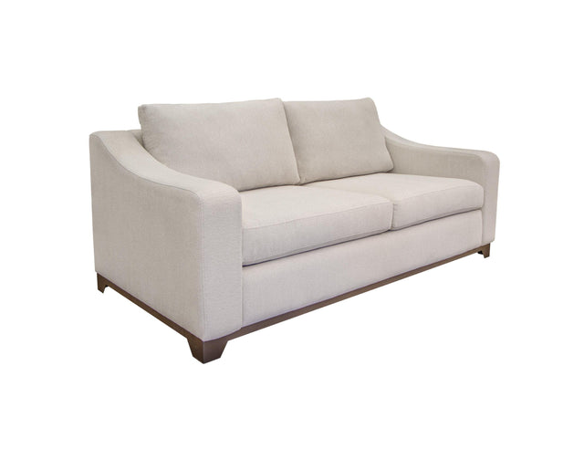 International Furniture Direct Natural Parota - Loveseat - Agreeable Gray