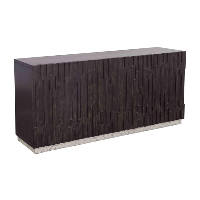 Coast2Coast Home Andorra - Four Door Credenza - Black