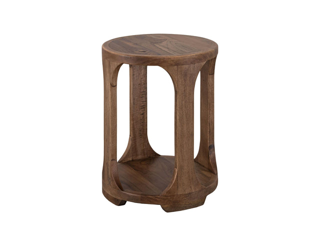 International Furniture Direct Balam - Chairside Table - Brown