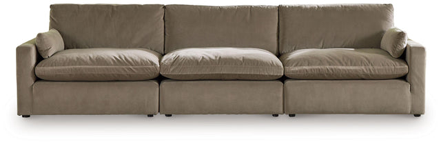 Ashley Sophie - Cocoa - 3-Piece Sectional Sofa