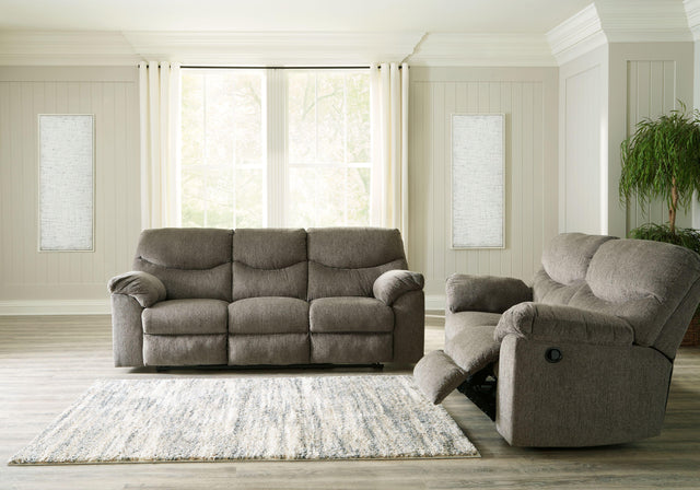 Ashley Alphons - Putty - 2 Pc. - Reclining Sofa, Loveseat