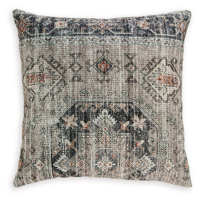 Ashley Roseridge Pillow (4/CS) - Brown/Black/Cream