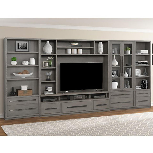 Parker House Pure Modern - 5 Piece Modular Entertainment Wall - Moonstone