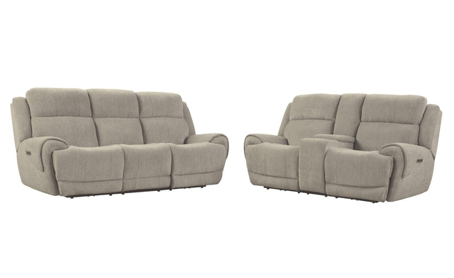 Parker House Spencer - Power Reclining Sofa Loveseat And Recliner - Tide Pebble