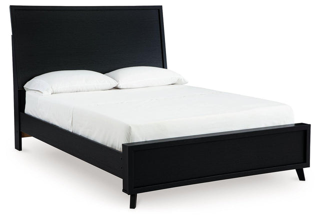 Ashley Danziar - Black - Queen Panel Bed