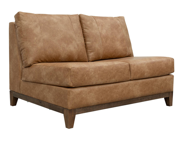 International Furniture Direct Olivo - Armless Loveseat - Orange