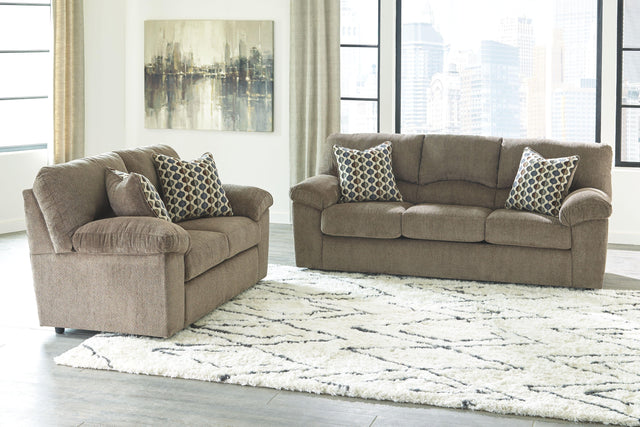 Ashley Pindall - Slate - 2 Pc. - Sofa, Loveseat