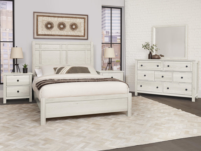 Vaughan-Bassett Custom Express - Queen Architectural Bed - White