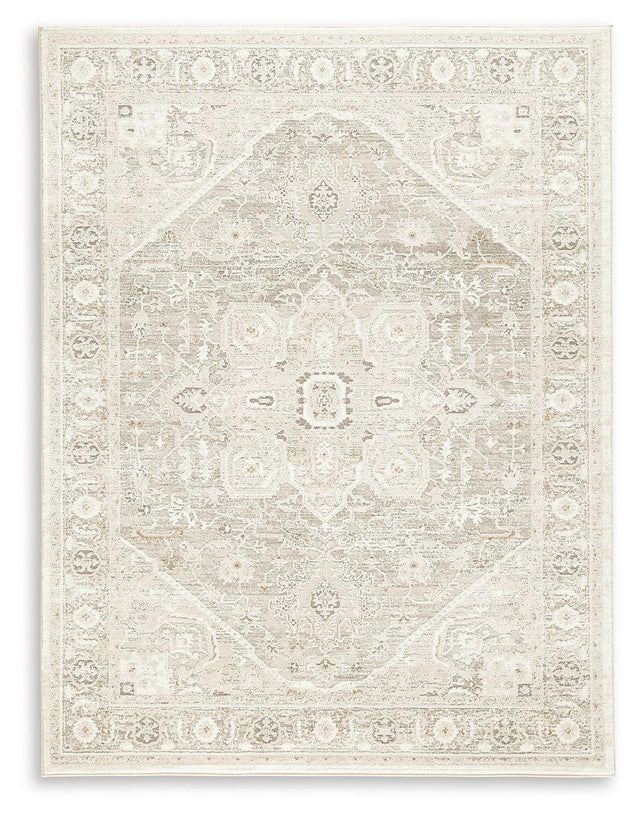 Ashley Gatwell Medium Rug - Ivory/Gray/Tan