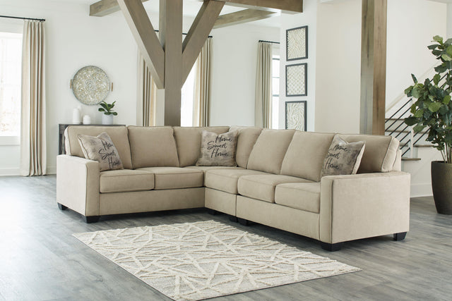 Ashley Lucina - Quartz - Corner Sofa 3 Pc Sectional