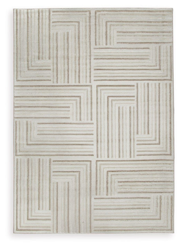 Ashley Darmondard Large Rug - Cream/Taupe