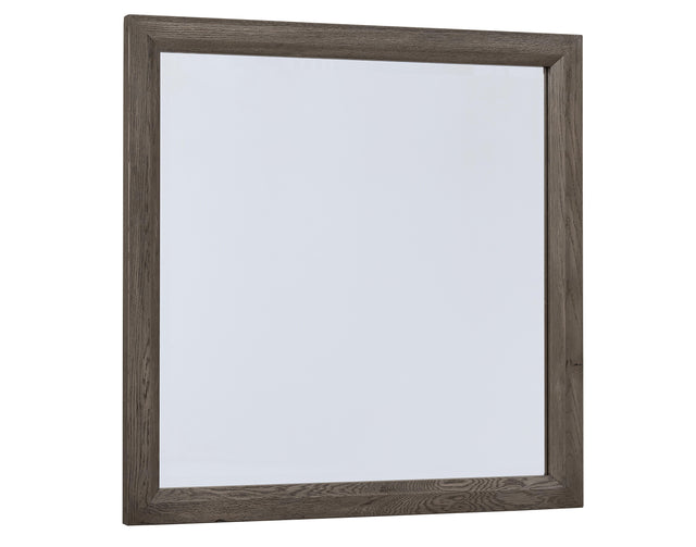 Vaughan-Bassett Custom Express - Landscape Mirror Beveled Glass - Driftwood Grey