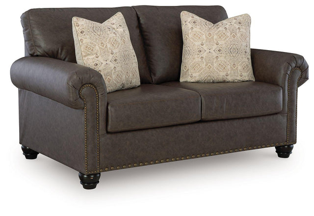 Ashley Roxmere Loveseat - Umber