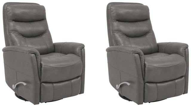 Parker House Gemini - Swivel Glider Recliner (Set of 2) - Ice