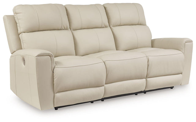 Ashley Dahlmoore Reclining Power Sofa - Almond