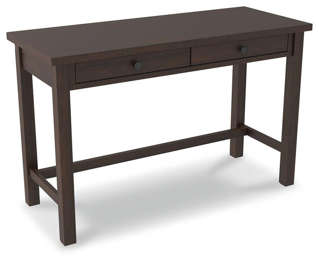 Ashley Camiburg Home Office Desk - Warm Brown