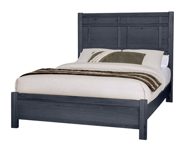 Vaughan-Bassett Custom Express - California King Architectural Bed - Indigo