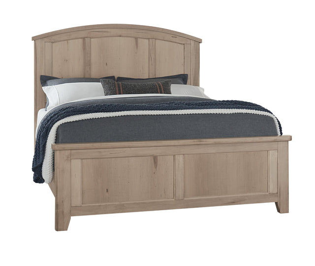 Vaughan-Bassett Woodbridge - Queen Arch Bed - Clear Maple