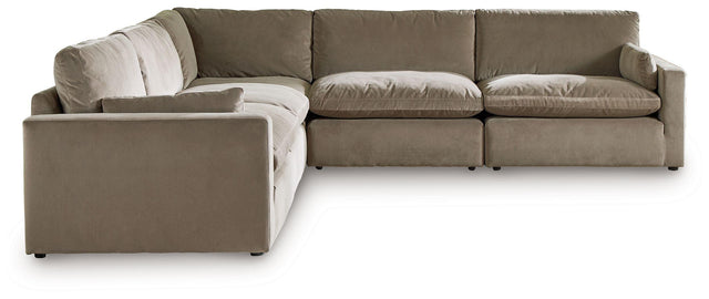 Ashley Sophie - Cocoa - 5-Piece Sectional