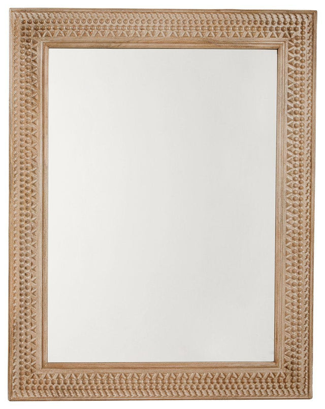 Ashley Belenburg Accent Mirror - Washed Brown