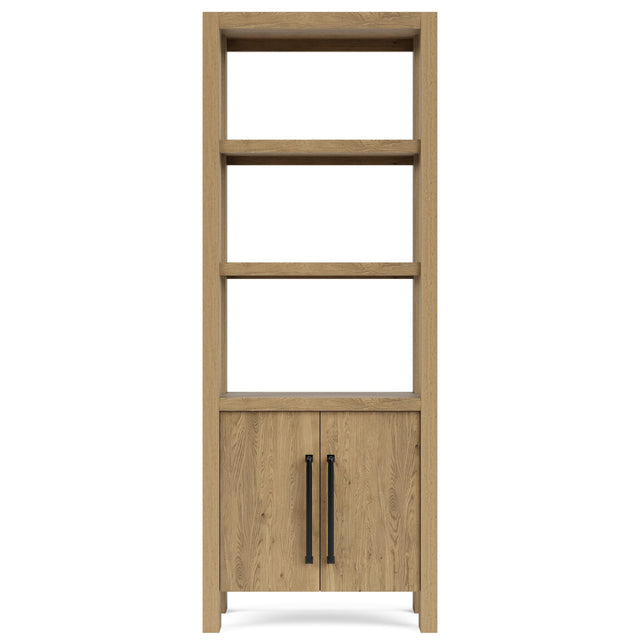 Riverside Furniture Davie - Entertainment Pier Unit - Light Brown