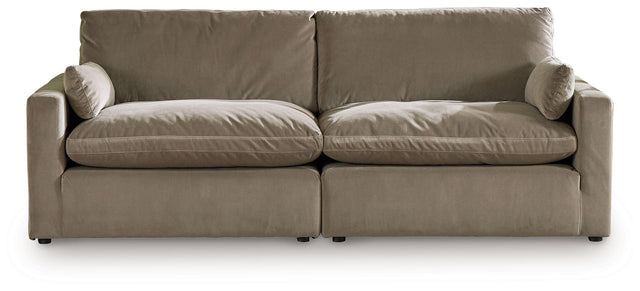 Ashley Sophie - Cocoa - 2-Piece Sectional Loveseat