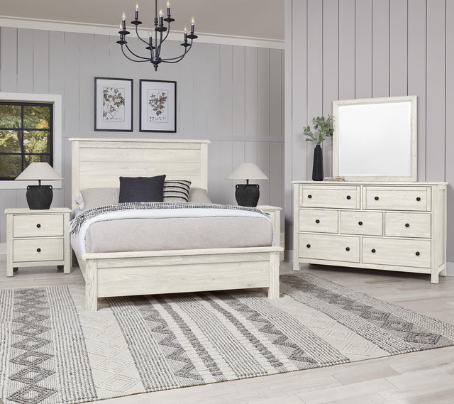 Vaughan-Bassett Custom Express - Queen Farmhouse Bed - White