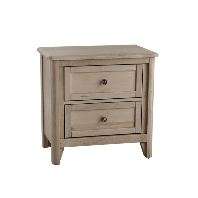 Vaughan-Bassett Woodbridge - Nightstand - 2 Drawer - Clear Maple