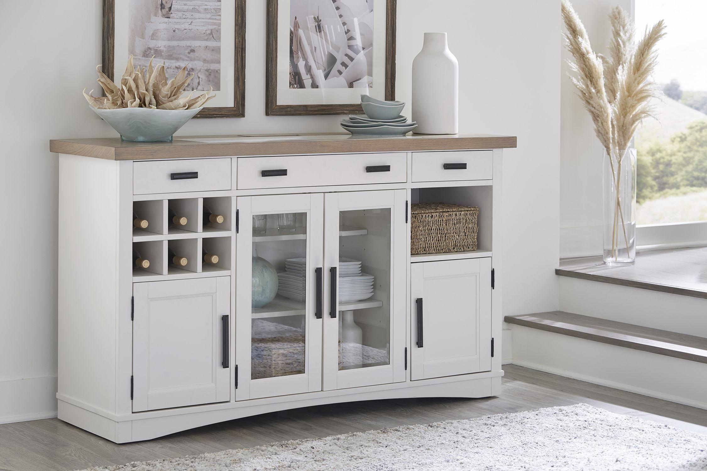 Parker House Americana Modern Dining Buffet Server Cotton Big Barn Home Center