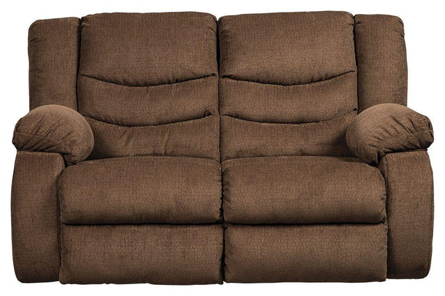 Ashley Tulen Reclining Loveseat - Chocolate