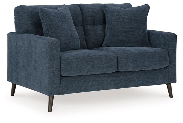 Ashley Bixler Loveseat - Navy