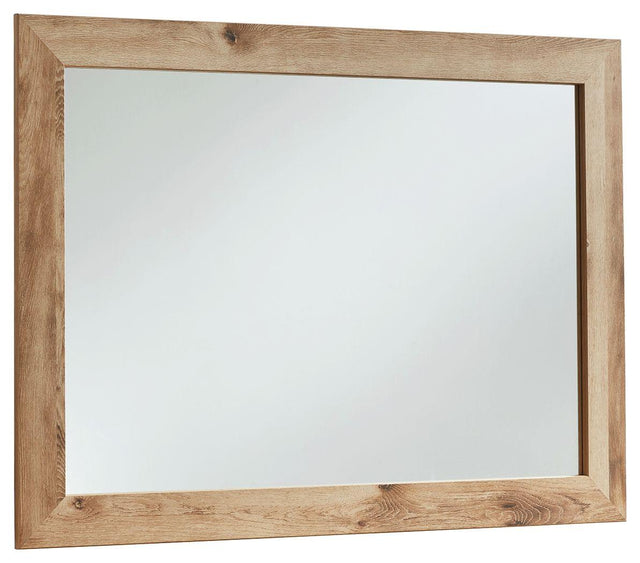 Ashley Hyanna Bedroom Mirror - Tan Brown