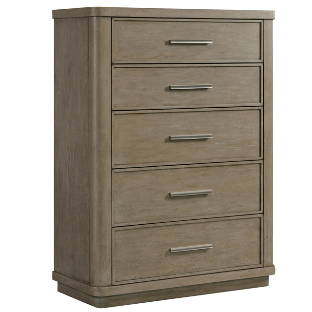 Riverside Furniture Pasadena - Five Drawer Chest - Light Brown