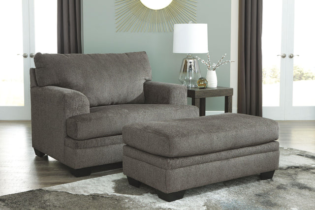 Ashley Dorsten - Slate - 2 Pc. - Chair And A Half With Ottoman