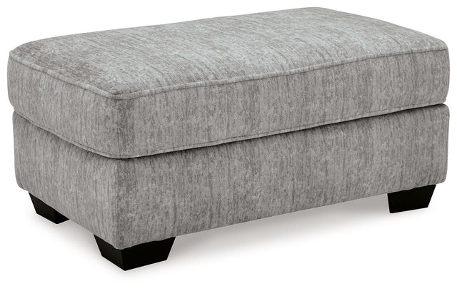 Ashley Westin Lake Ottoman - Pewter