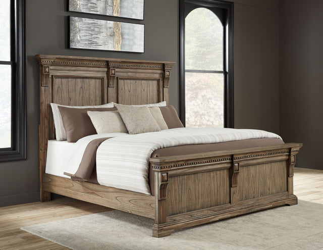 Ashley Markenburg - Brown - Queen Panel Bed