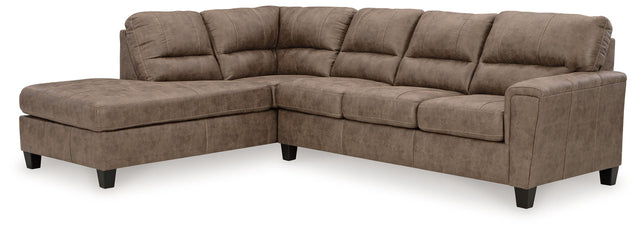 Ashley Navi - Fossil - 2-Piece Sectional Sofa With Laf Corner Chaise